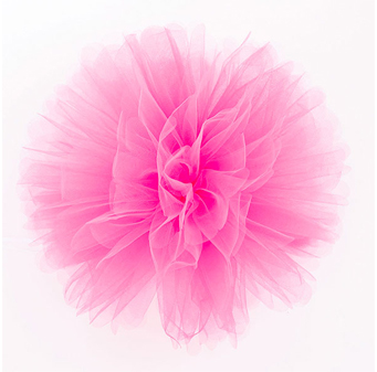 FESTONE FLUFFY IN TULLE FUCSIA